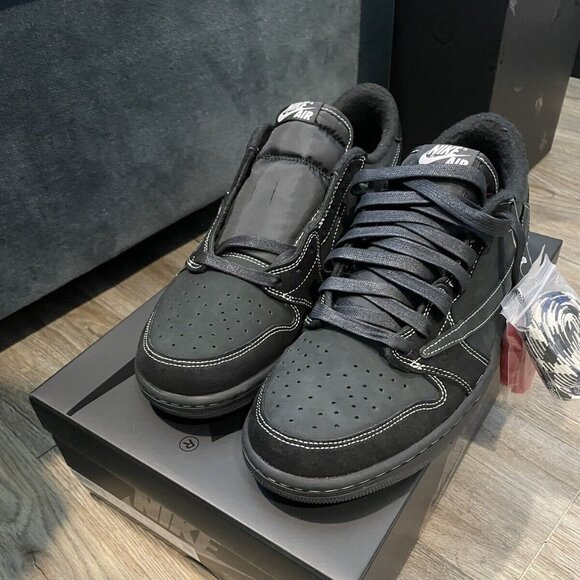 Air Jordan 1 Low OG SP Black Phantom - Picture 5 of 8